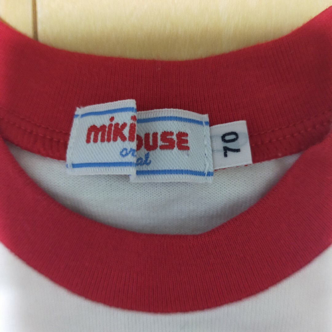 mikihouse(ミキハウス)のカバーオール キッズ/ベビー/マタニティのベビー服(~85cm)(カバーオール)の商品写真