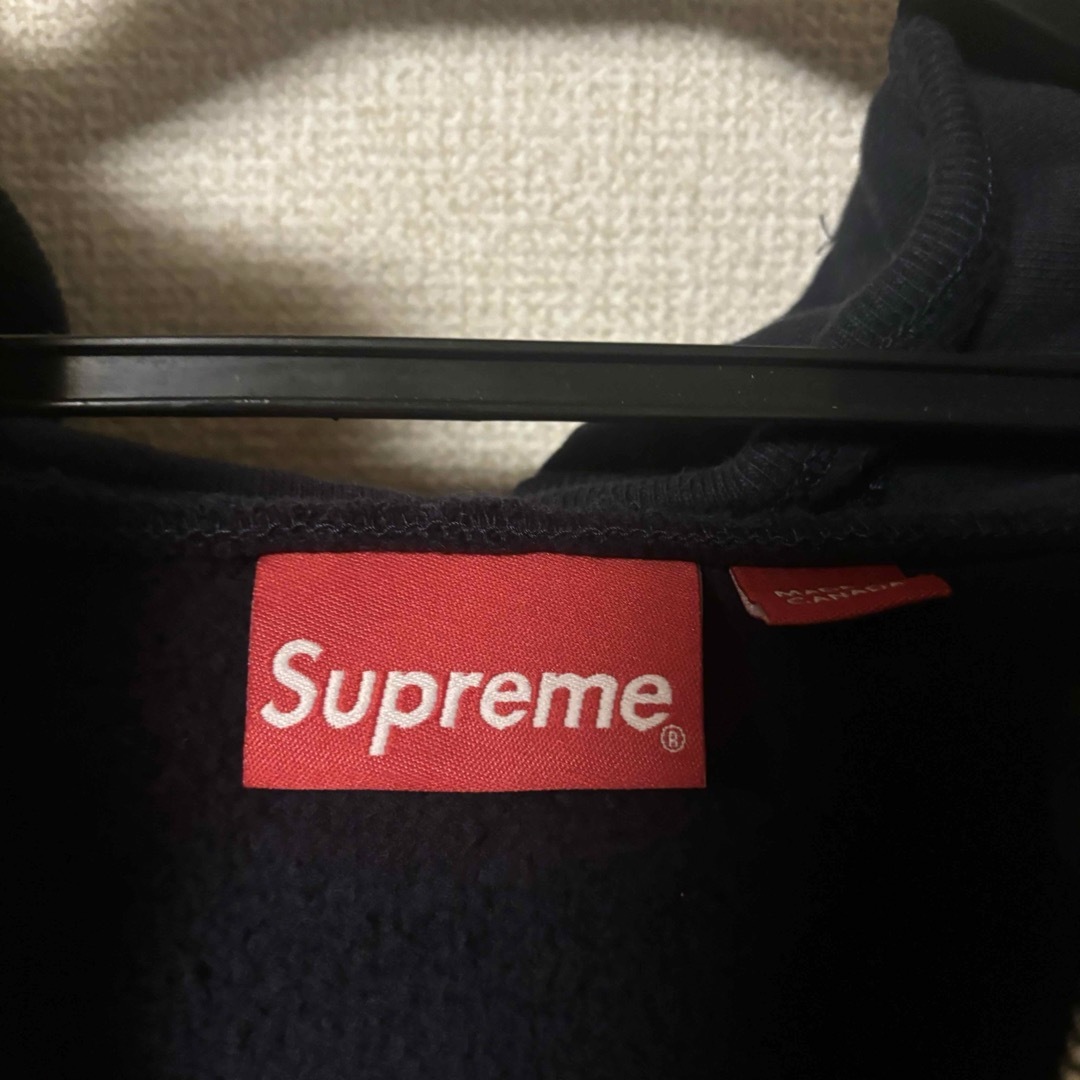 Supreme(シュプリーム)のSupreme Small Box Logo ジップアップパーカー ネイビー メンズのトップス(パーカー)の商品写真