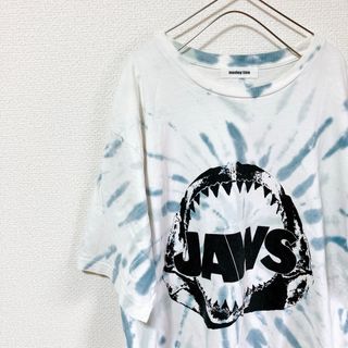 モンキータイム(MONKEY TIME（UNITED ARROWS）)のmonkey time ジョーズ JAWS タイダイTシャツ Lサイズ(Tシャツ/カットソー(半袖/袖なし))