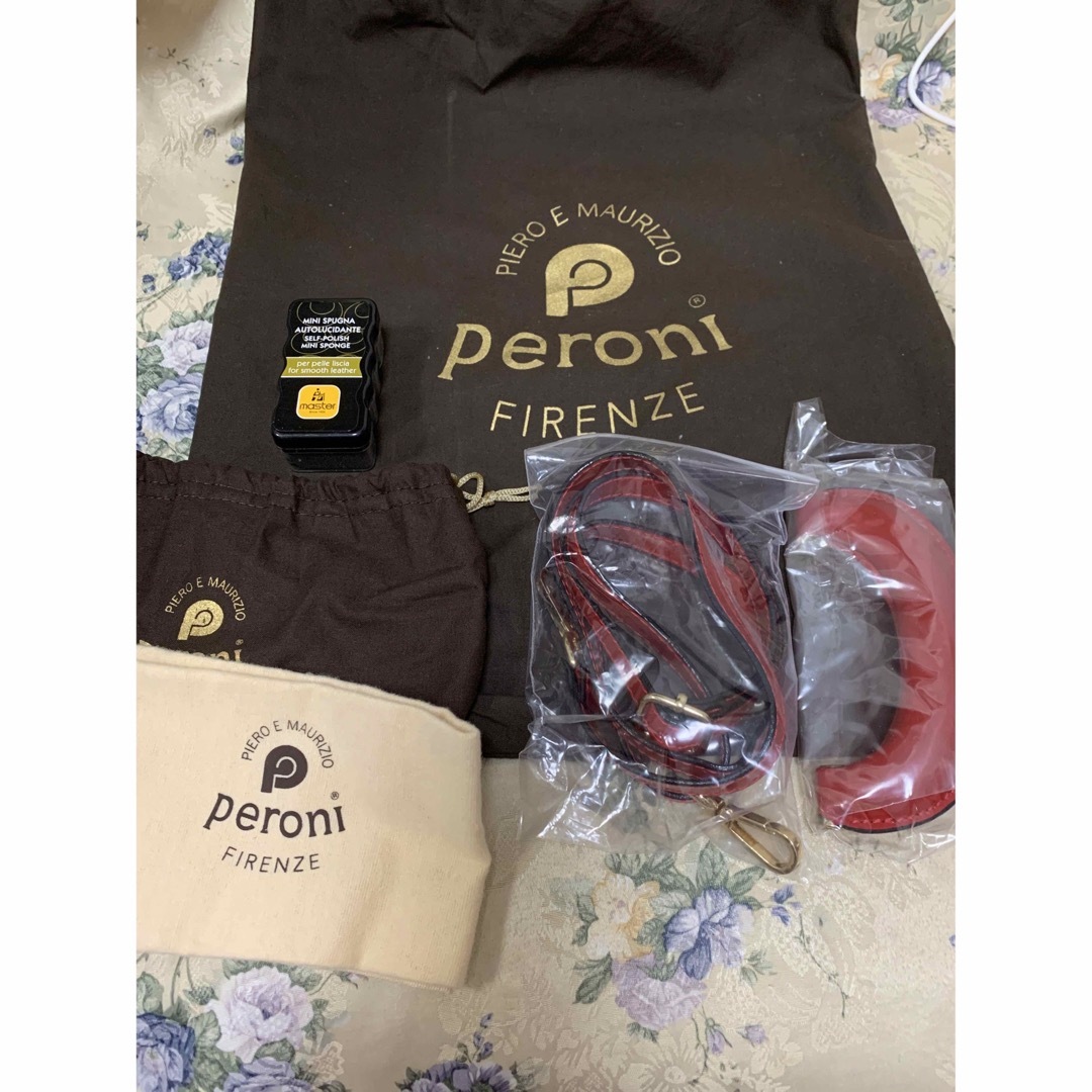 Peroni(ペローニ)のPERONI オーダーメイド　バッグ　イニシャル付き レディースのバッグ(ハンドバッグ)の商品写真