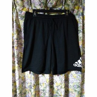 アディダス(adidas)の2XL/黒/新品/adidas アディダス/メンズ 薄手 ハーフパンツ 3L(ショートパンツ)