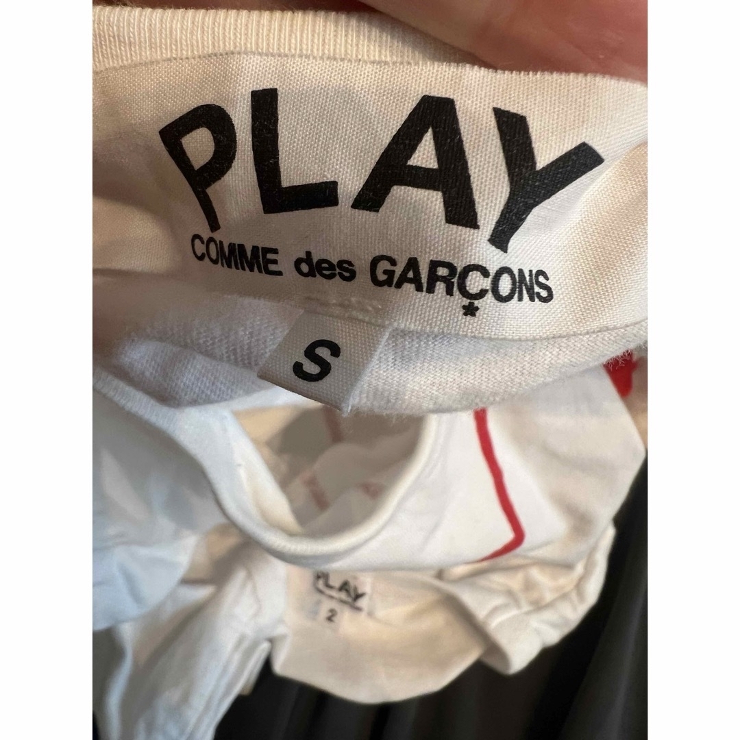 COMME des GARCONS(コムデギャルソン)のコムデギャルソン　ギャルソンプレイ　Sサイズ　 レディースのトップス(Tシャツ(半袖/袖なし))の商品写真