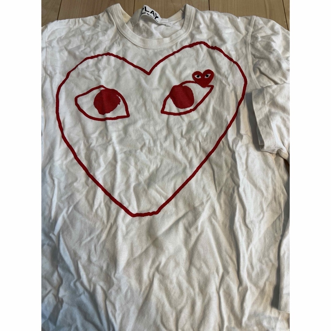 COMME des GARCONS(コムデギャルソン)のコムデギャルソン　ギャルソンプレイ　Sサイズ　 レディースのトップス(Tシャツ(半袖/袖なし))の商品写真