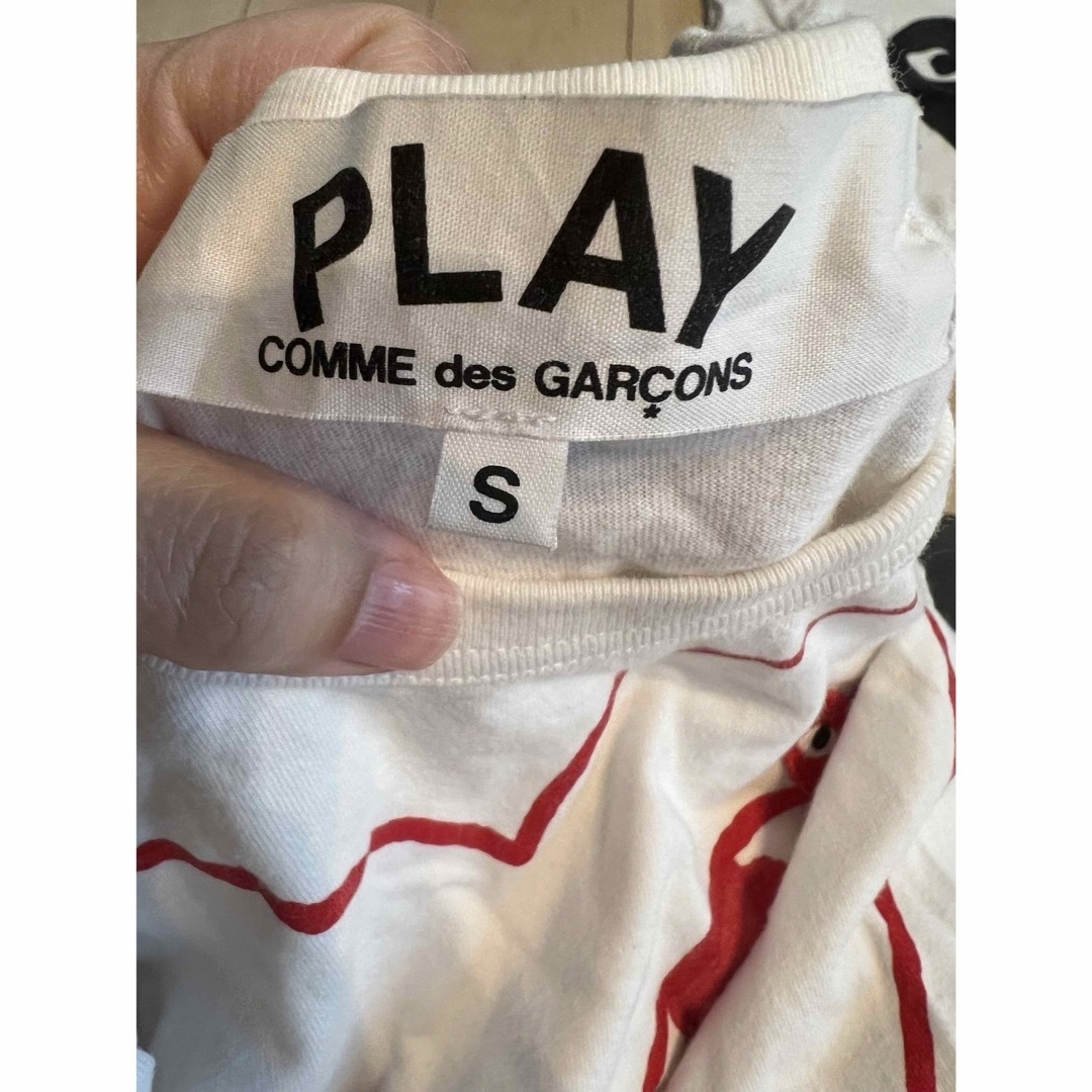 COMME des GARCONS(コムデギャルソン)のコムデギャルソン　ギャルソンプレイ　Sサイズ　 レディースのトップス(Tシャツ(半袖/袖なし))の商品写真