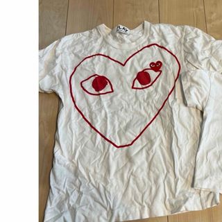 コムデギャルソン(COMME des GARCONS)のコムデギャルソン　ギャルソンプレイ　親子コーデ　Sサイズ　サイズ2 Tシャツ(Tシャツ(半袖/袖なし))