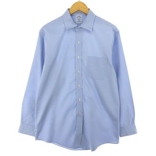 ブルックスブラザース(Brooks Brothers)の古着 ブルックスブラザーズ Brooks Brothers Est.1818 長袖 コットンシャツ メンズL /eaa441263(シャツ)