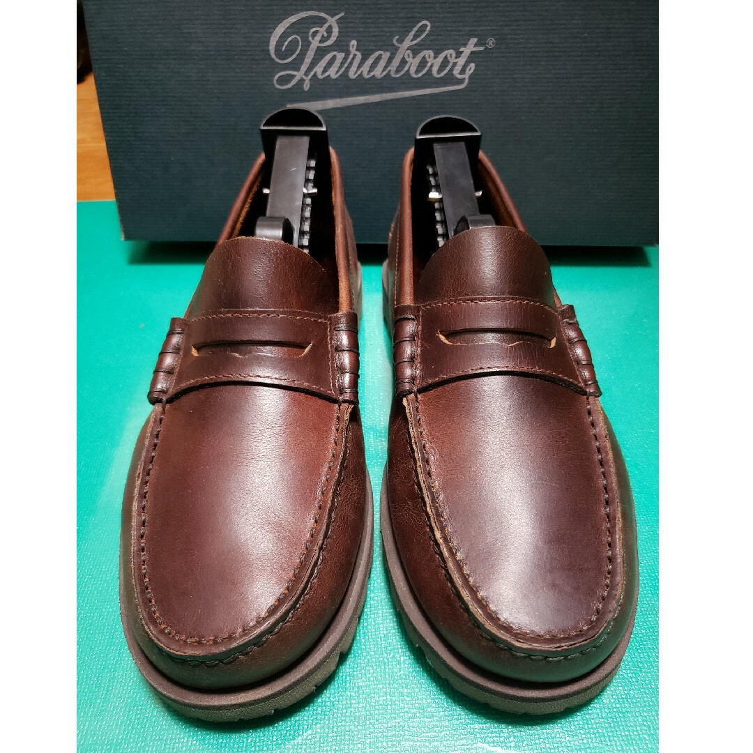 Paraboot(パラブーツ)の【極美品】Paraboot CORAUX RAID アメリカ ローファー 5.5 メンズの靴/シューズ(スリッポン/モカシン)の商品写真