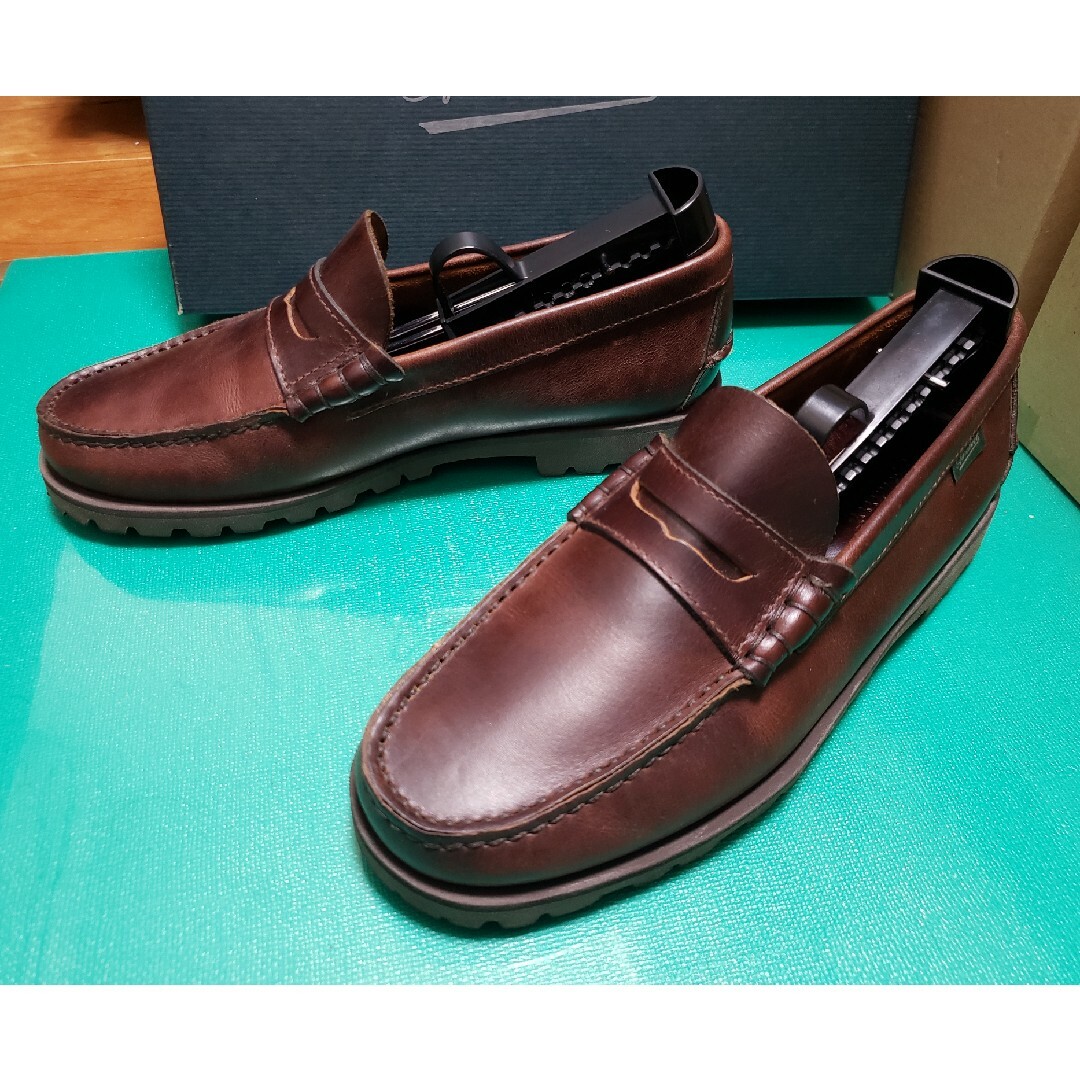 Paraboot(パラブーツ)の【極美品】Paraboot CORAUX RAID アメリカ ローファー 5.5 メンズの靴/シューズ(スリッポン/モカシン)の商品写真