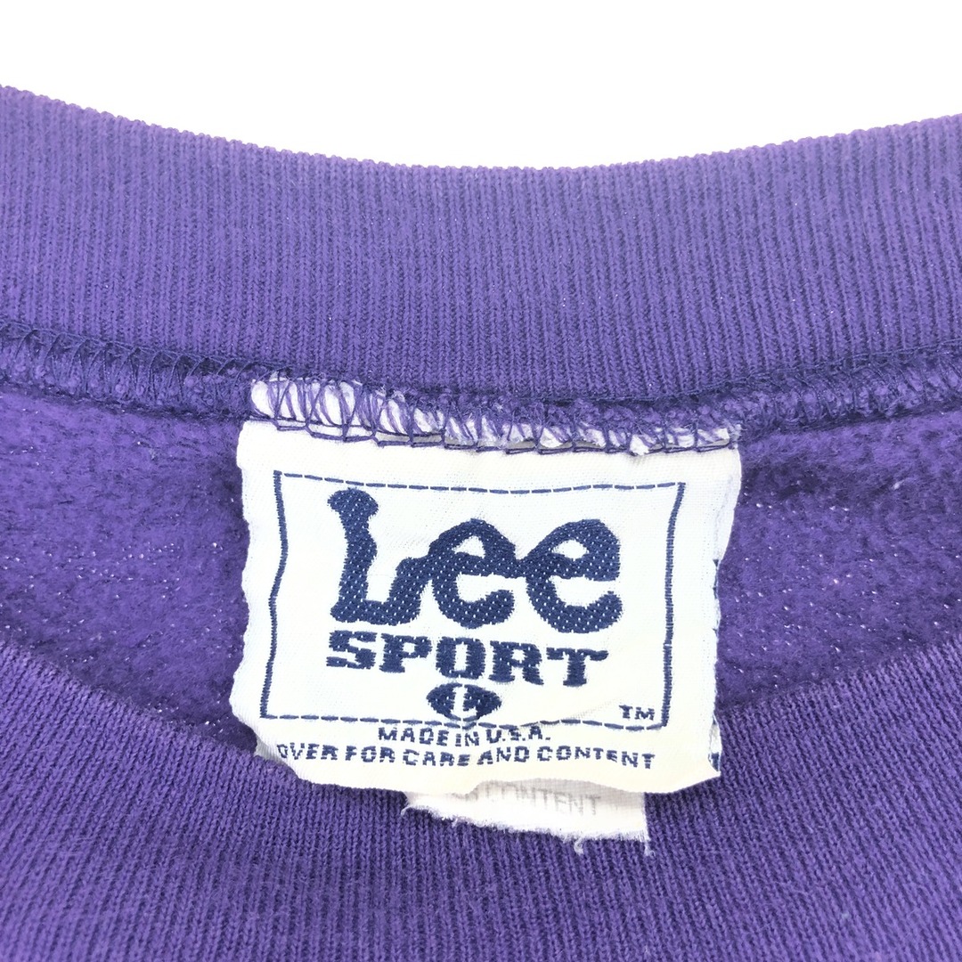 Lee(リー)の古着 90年代 リー NFL MINNESOTA VIKINGS ミネソタ バイキングス プリントスウェットシャツ トレーナー USA製 メンズL ヴィンテージ /eaa410149 メンズのトップス(スウェット)の商品写真