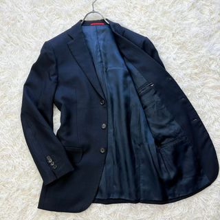 ISAIA - ISAIA イザイア テーラードジャケット ネイビー ウール 100'S 44