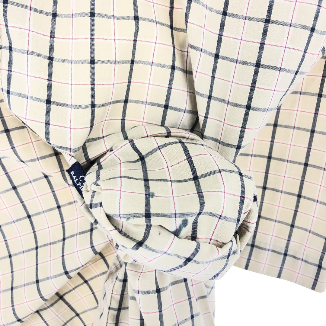 Ralph Lauren(ラルフローレン)の古着 90年代 ラルフローレン Ralph Lauren CHAPS チャップス 半袖 ボタンダウン チェックシャツ メンズM ヴィンテージ /eaa441046 メンズのトップス(シャツ)の商品写真