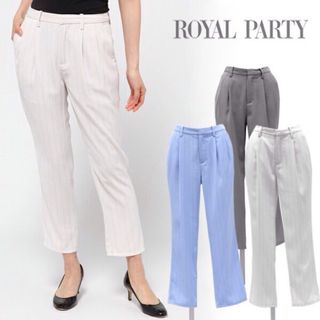 ROYAL PARTY  ストライプタックパンツ