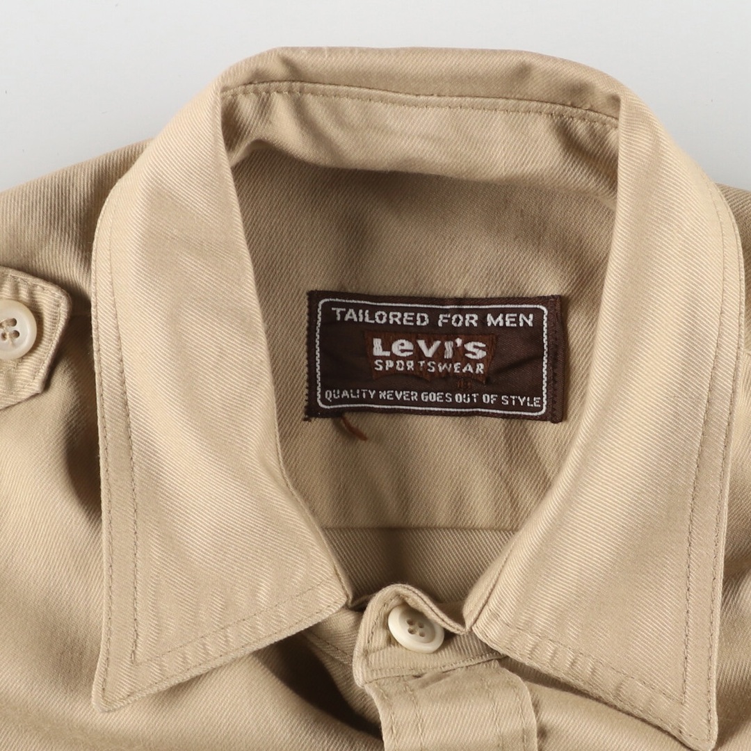 Levi's(リーバイス)の古着 リーバイス Levi's 半袖 サファリシャツ メンズS /eaa441648 メンズのトップス(シャツ)の商品写真