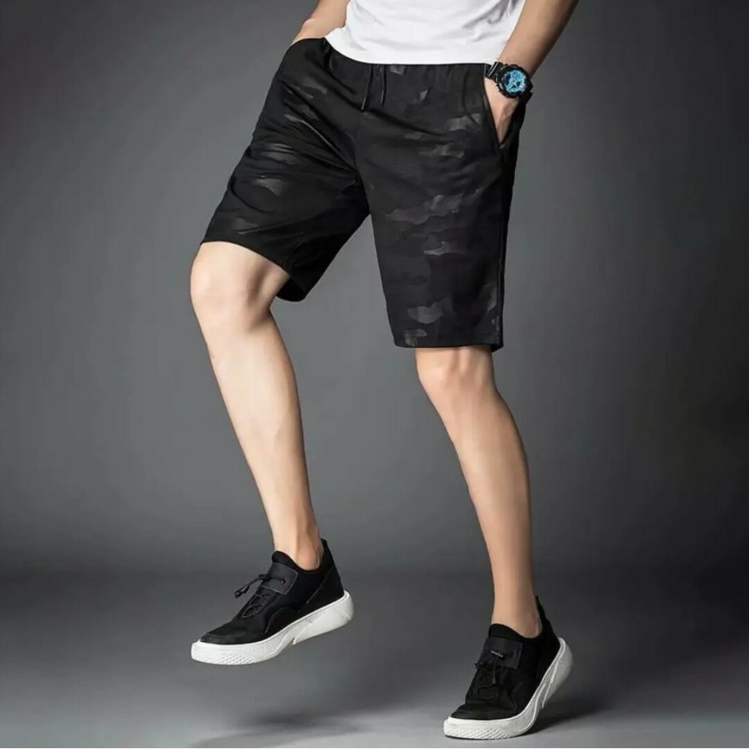 ハーフパンツ メンズ ショートパンツ 短パン スポーツウェア ランニング メンズのパンツ(ショートパンツ)の商品写真