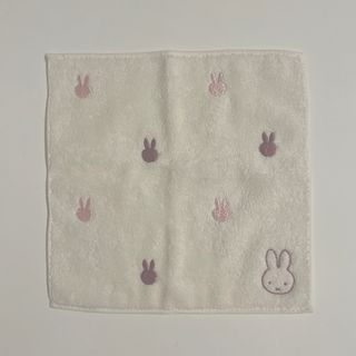 ミッフィー(miffy)の★ miffy ★   ミッフィー   ハンカチタオル　〈 白 〉(ハンカチ)