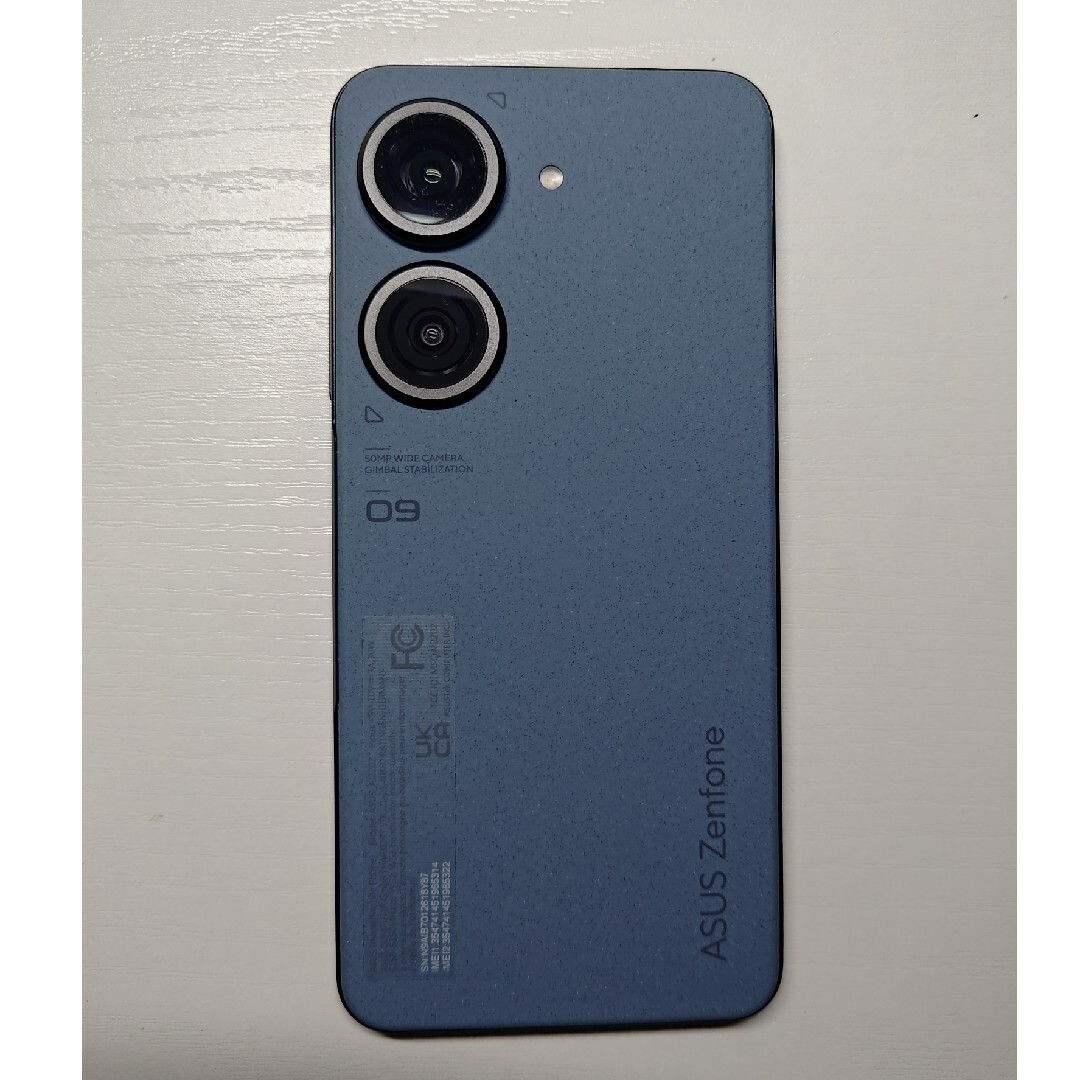 ASUS(エイスース)のZenFone9 8MB 128GB スターリーブルー スマホ/家電/カメラのスマートフォン/携帯電話(スマートフォン本体)の商品写真