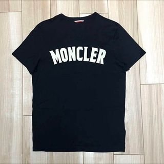 モンクレール(MONCLER)の［極美品］モンクレール　ジーニアス　フラグメント　Tシャツ　ブラック(Tシャツ/カットソー(半袖/袖なし))