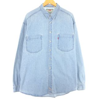 リーバイス(Levi's)の古着 90年代 リーバイス Levi's 長袖 デニムシャツ メンズXL ヴィンテージ /eaa445752(シャツ)