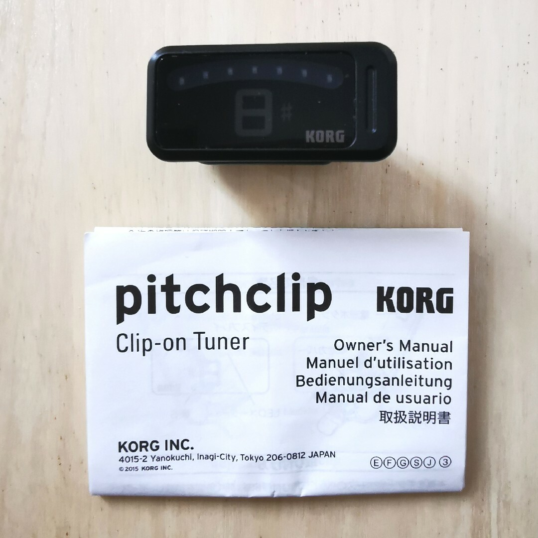 KORG(コルグ)のKORG クリップ式チューナー pitchclip ピッチクリップ 楽器のギター(その他)の商品写真