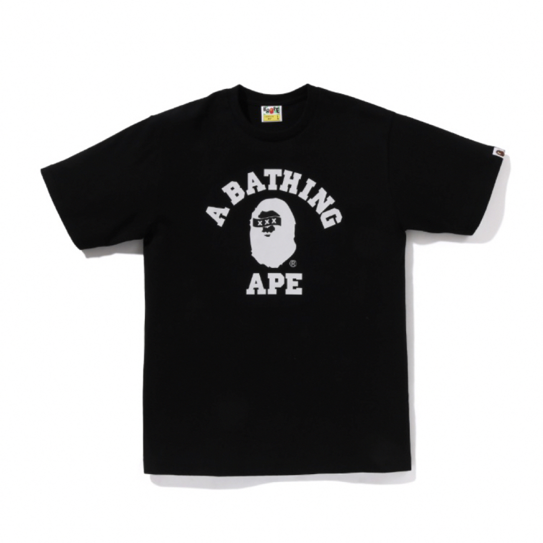 A BATHING APE(アベイシングエイプ)のBAPE x GOD SELECTION XXX COLLEGE T-SHIRT メンズのトップス(Tシャツ/カットソー(半袖/袖なし))の商品写真