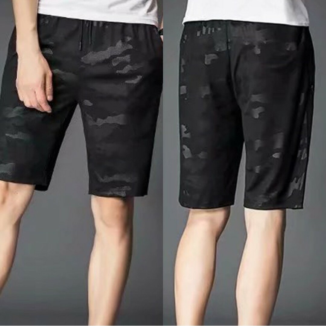 ハーフパンツ メンズ ショートパンツ 短パン スポーツウェア ランニング メンズのパンツ(ショートパンツ)の商品写真