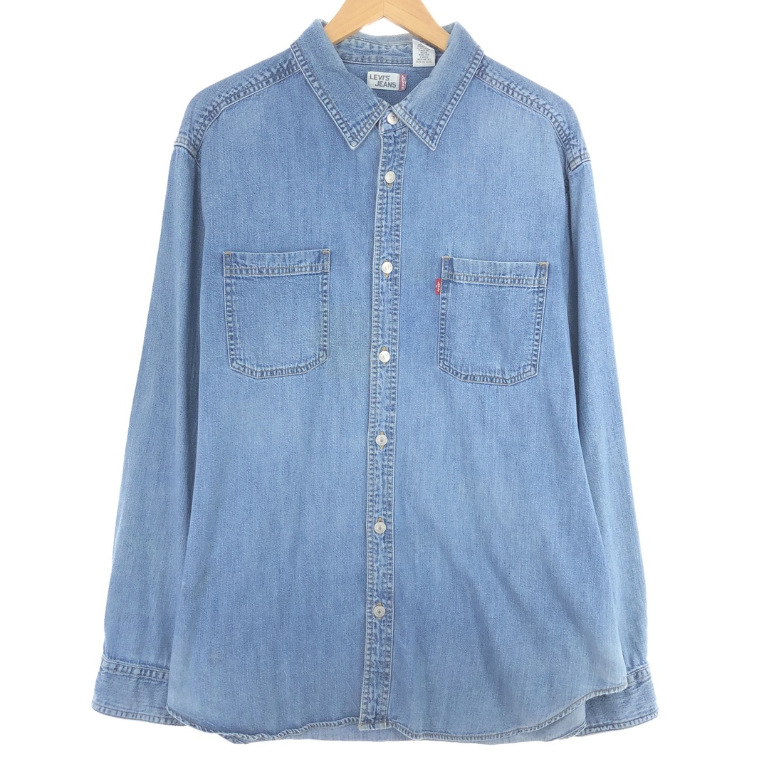 Levi's(リーバイス)の古着 リーバイス Levi's 長袖 デニムシャツ メンズXL /eaa446500 メンズのトップス(シャツ)の商品写真