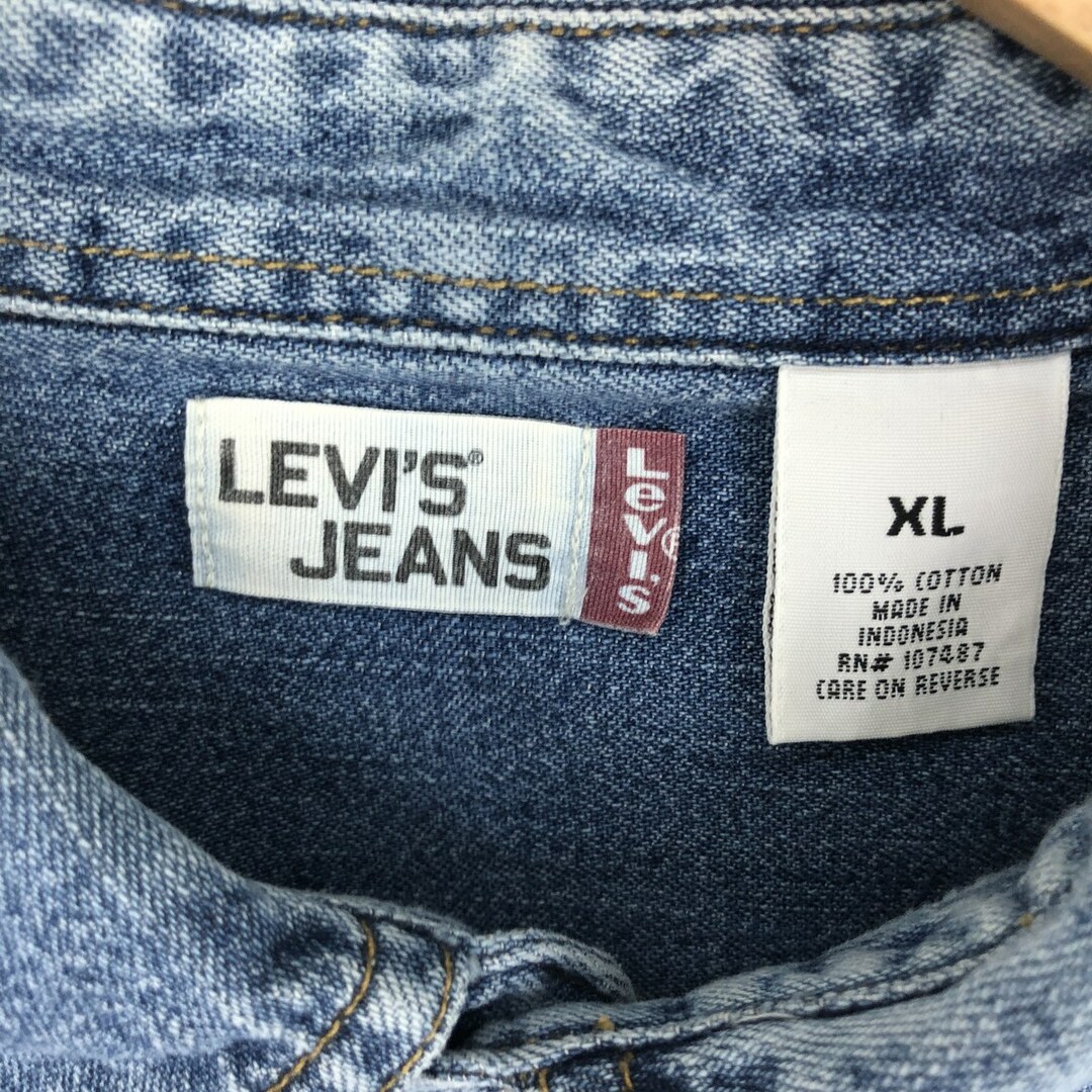 Levi's(リーバイス)の古着 リーバイス Levi's 長袖 デニムシャツ メンズXL /eaa446500 メンズのトップス(シャツ)の商品写真