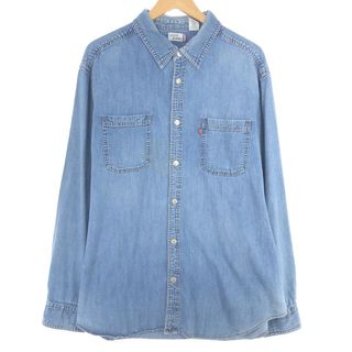 リーバイス(Levi's)の古着 リーバイス Levi's 長袖 デニムシャツ メンズXL /eaa446500(シャツ)