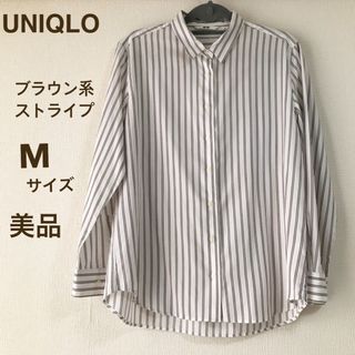 UNIQLO - UNIQLOユニクロ　レーヨン　シャツブラウス　Mサイズ