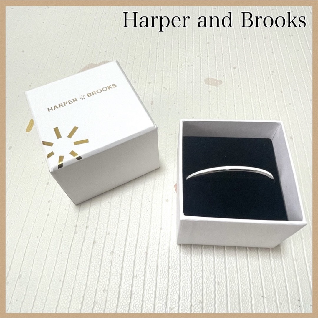 【新品未使用】 HARPER&BROOKS ブレスレット バングル シルバー/銀 メンズのアクセサリー(ブレスレット)の商品写真