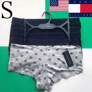 トミーヒルフィガー(TOMMY HILFIGER)のレア USA トミーヒルフィガー レディース ボーイショーツ 下着 5枚 S(ショーツ)