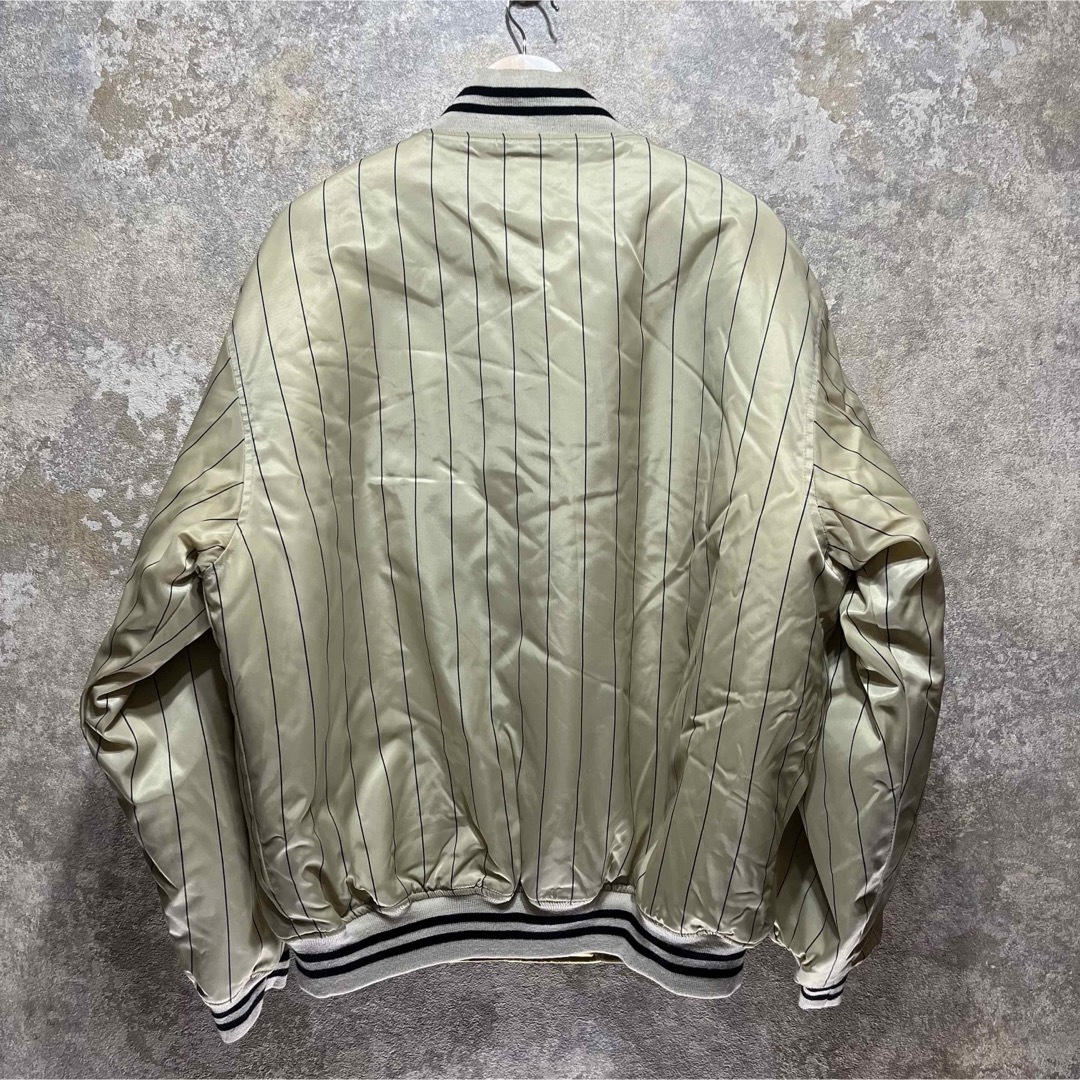 MALT'S モルツ リバーシブル スタジャン ワッペン ロゴ ストライプ メンズのジャケット/アウター(スタジャン)の商品写真