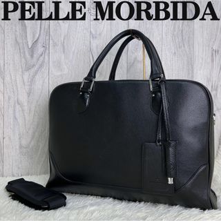 PELLE MORBIDA - 人気♡A4可♡シュリンクレザー♡ペッレモルビダ 2way ビジネスバッグ