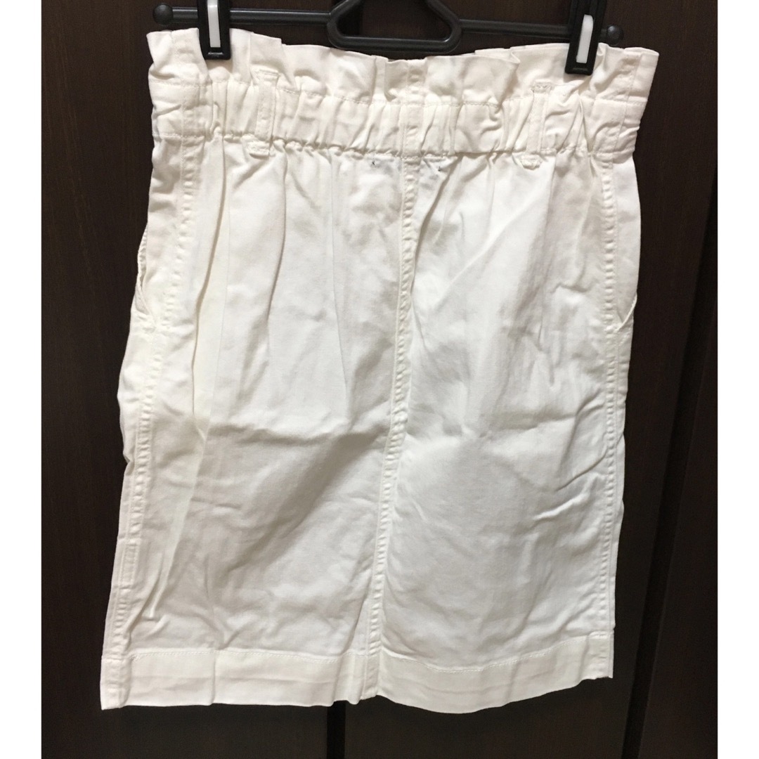 w closet(ダブルクローゼット)のデニムスカート　ホワイト レディースのスカート(ミニスカート)の商品写真