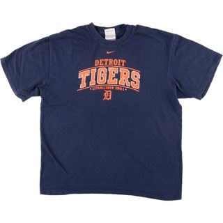 ナイキ(NIKE)の古着 ナイキ NIKE MLB DETROIT TIGERS デトロイト タイガース スポーツTシャツ メンズL /eaa431657(Tシャツ/カットソー(半袖/袖なし))