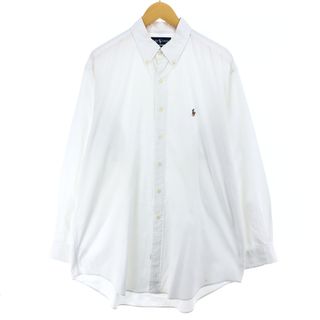 ラルフローレン(Ralph Lauren)の古着 ラルフローレン Ralph Lauren YARMOUTH 長袖 ボタンダウンシャツ メンズXXL /eaa441238(シャツ)