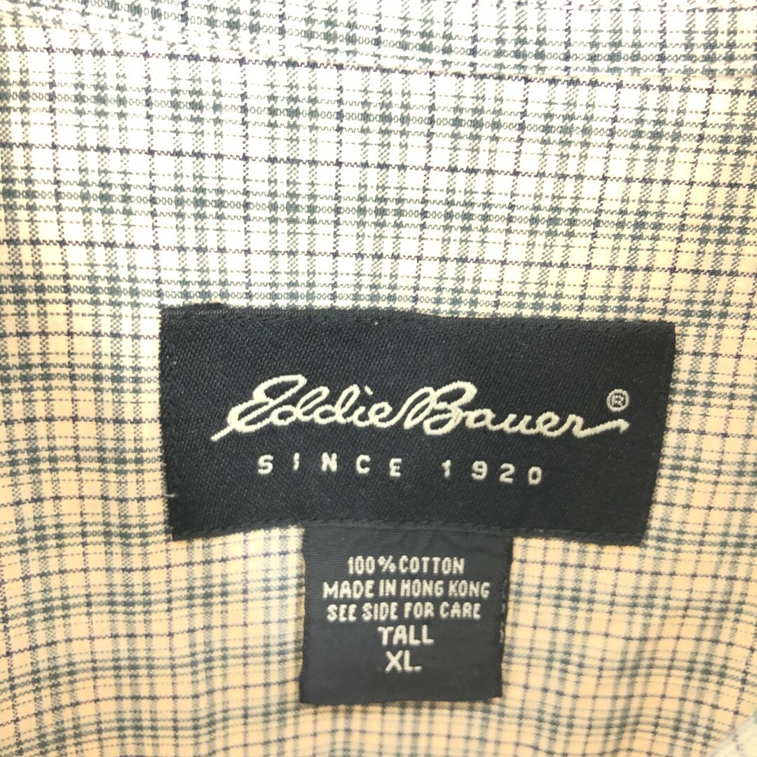 Eddie Bauer(エディーバウアー)の古着 エディーバウアー Eddie Bauer 半袖 ボタンダウン チェックシャツ メンズXL /eaa441444 メンズのトップス(シャツ)の商品写真