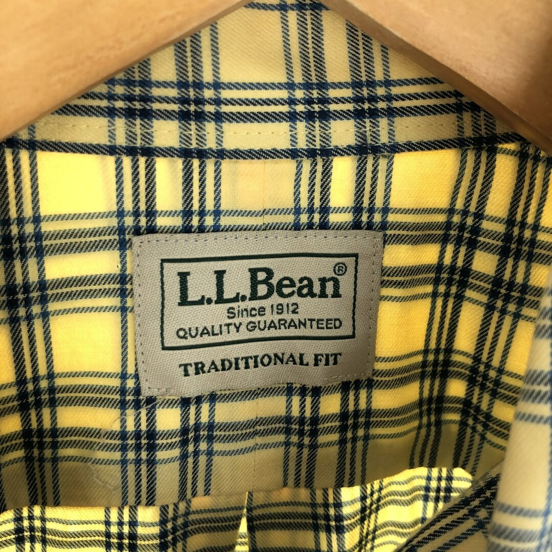 L.L.Bean(エルエルビーン)の古着 エルエルビーン L.L.Bean 半袖 ボタンダウン チェックシャツ メンズL /eaa441448 メンズのトップス(シャツ)の商品写真