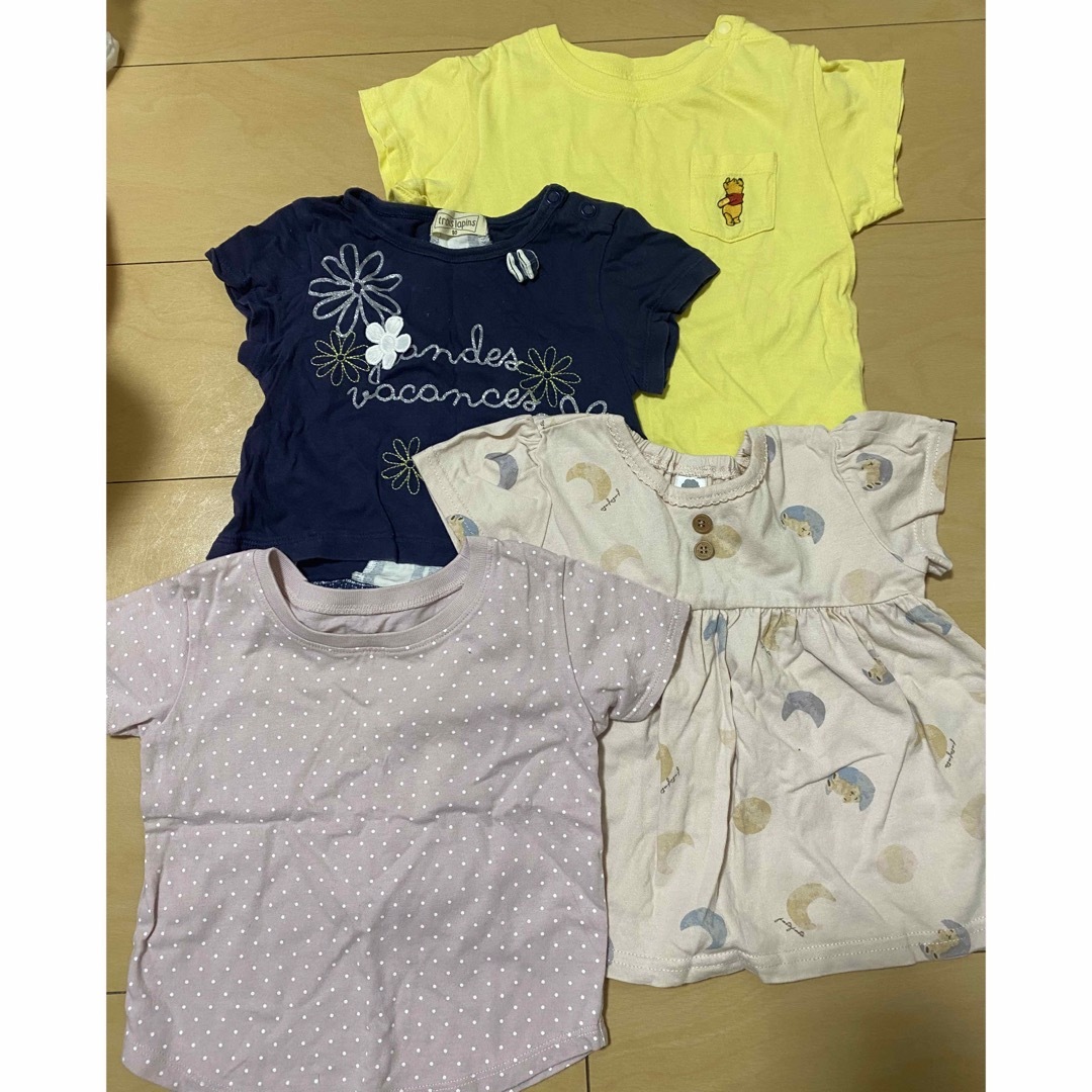 UNIQLO(ユニクロ)のTシャツセット キッズ/ベビー/マタニティのベビー服(~85cm)(Ｔシャツ)の商品写真