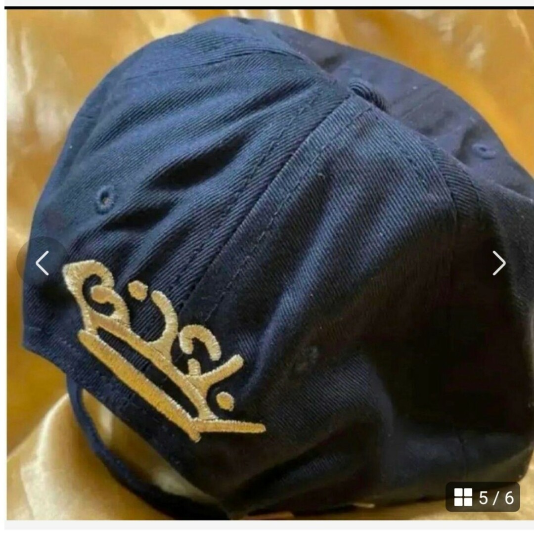 BiSH 5Gツアー　ゴールド刺繍キャップ　新品　フリーサイズ　 5G帽子 メンズの帽子(キャップ)の商品写真