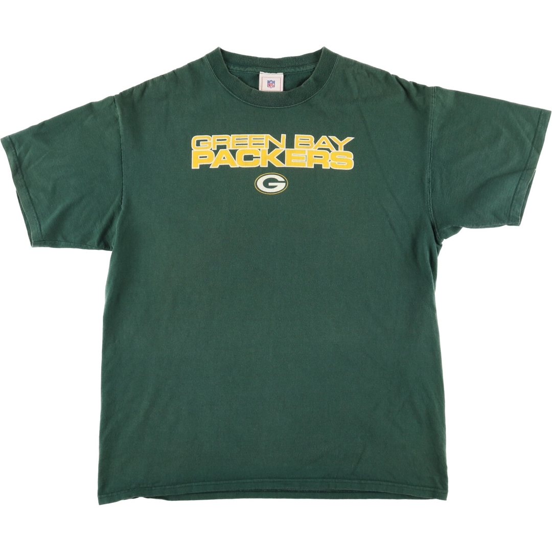 古着 NFL GREEN BAY PACKERS グリーンベイパッカーズ ロゴTシャツ メンズL /eaa431655 メンズのトップス(Tシャツ/カットソー(半袖/袖なし))の商品写真