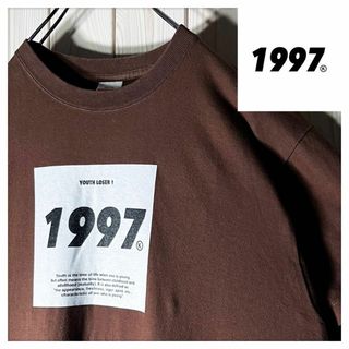 【初期モデル レアカラー L】ユースルーザー 1997 ビッグロゴ Tシャツ 茶(Tシャツ/カットソー(半袖/袖なし))