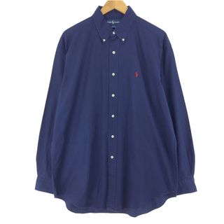 ラルフローレン(Ralph Lauren)の古着 ラルフローレン Ralph Lauren BLAKE 長袖 ボタンダウンシャツ メンズL /eaa441243(シャツ)