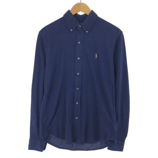 ラルフローレン(Ralph Lauren)の古着 ラルフローレン Ralph Lauren KNIT OXFORD 長袖 ボタンダウンシャツ メンズS /eaa441244(シャツ)