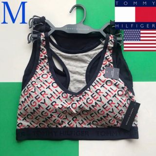 トミーヒルフィガー(TOMMY HILFIGER)のレア 新品 USA トミーヒルフィガー ブラ 2枚 M 下着 ヨガ(ブラ)