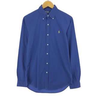 ラルフローレン(Ralph Lauren)の古着 ラルフローレン Ralph Lauren POLO by Ralph Lauren SLIM FIT 長袖 ボタンダウンシャツ メンズS /eaa441247(シャツ)