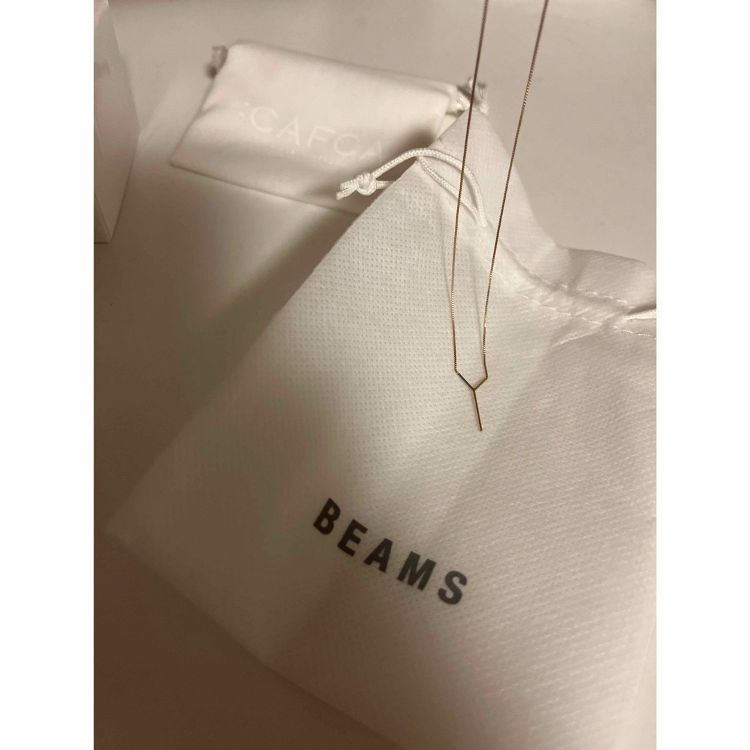 BEAMS(ビームス)の【 BEAMS】ビームス♦︎CAFCA♦︎イニシャルネックレス♦︎Y♦︎K18 レディースのアクセサリー(ネックレス)の商品写真