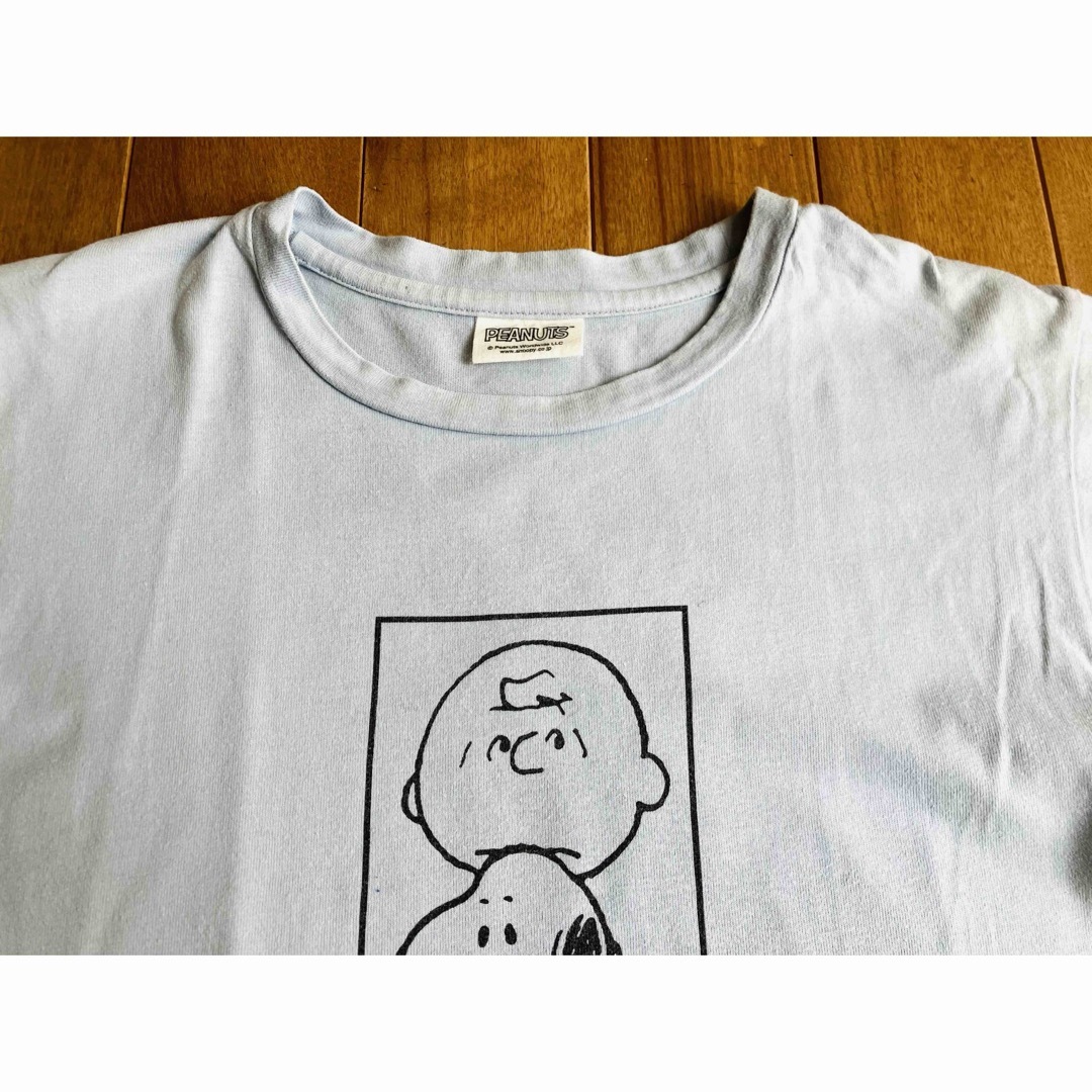 PEANUTS(ピーナッツ)の【Ladies'】 PEANUTS スヌーピー グレー Tシャツ レディースのトップス(Tシャツ(半袖/袖なし))の商品写真