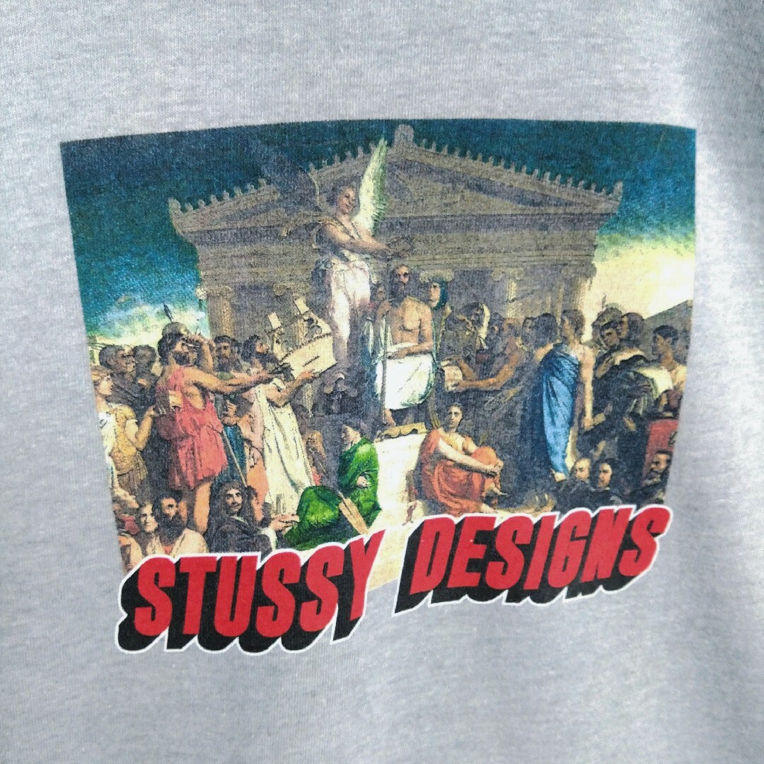 STUSSY(ステューシー)の《STUSSY/ステューシー》絵画　アート　Tシャツ　ロゴ　ビッグシルエット メンズのトップス(Tシャツ/カットソー(半袖/袖なし))の商品写真