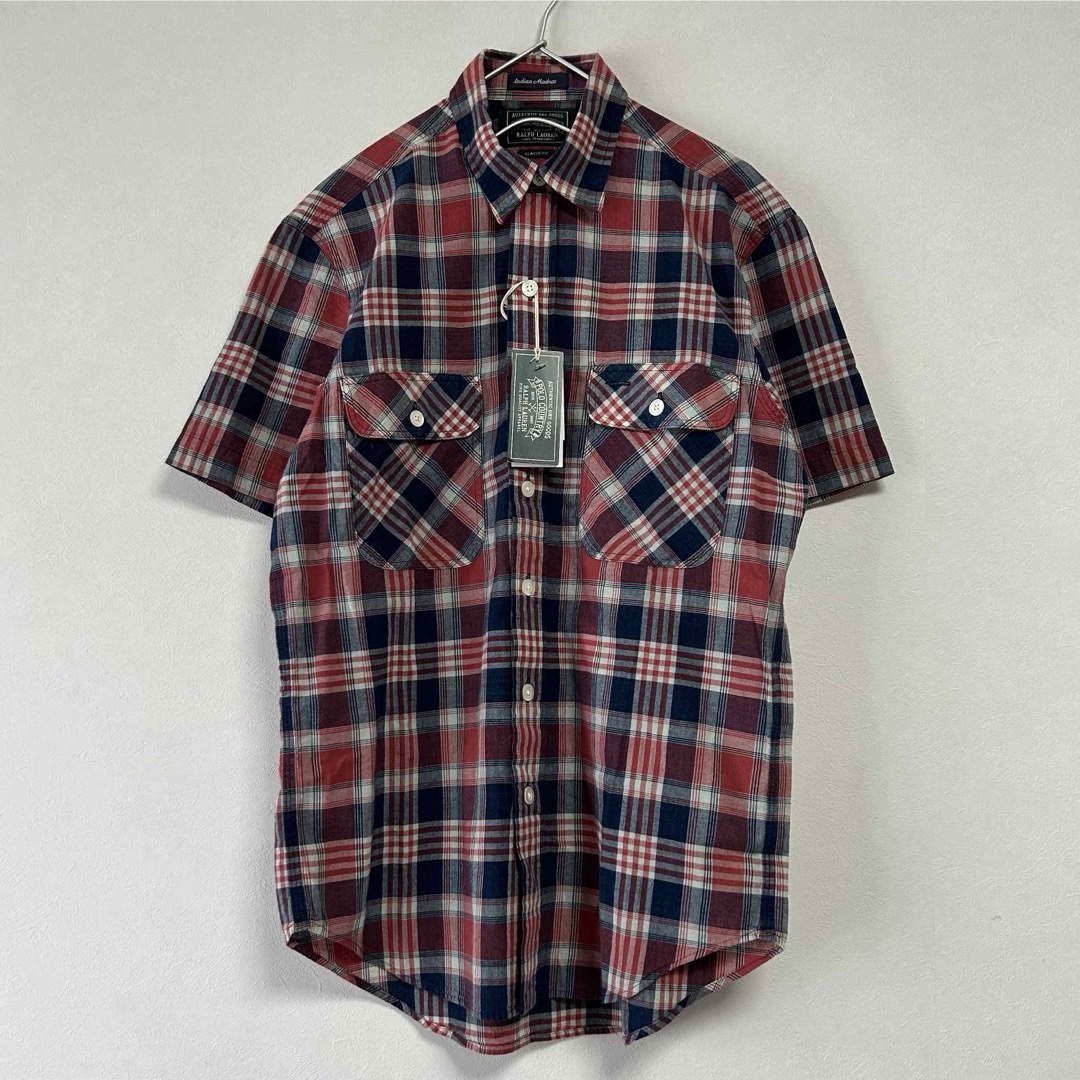 Ralph Lauren(ラルフローレン)の新品 90s Ralph Lauren POLO COUNTRY 半袖BDシャツ メンズのトップス(シャツ)の商品写真